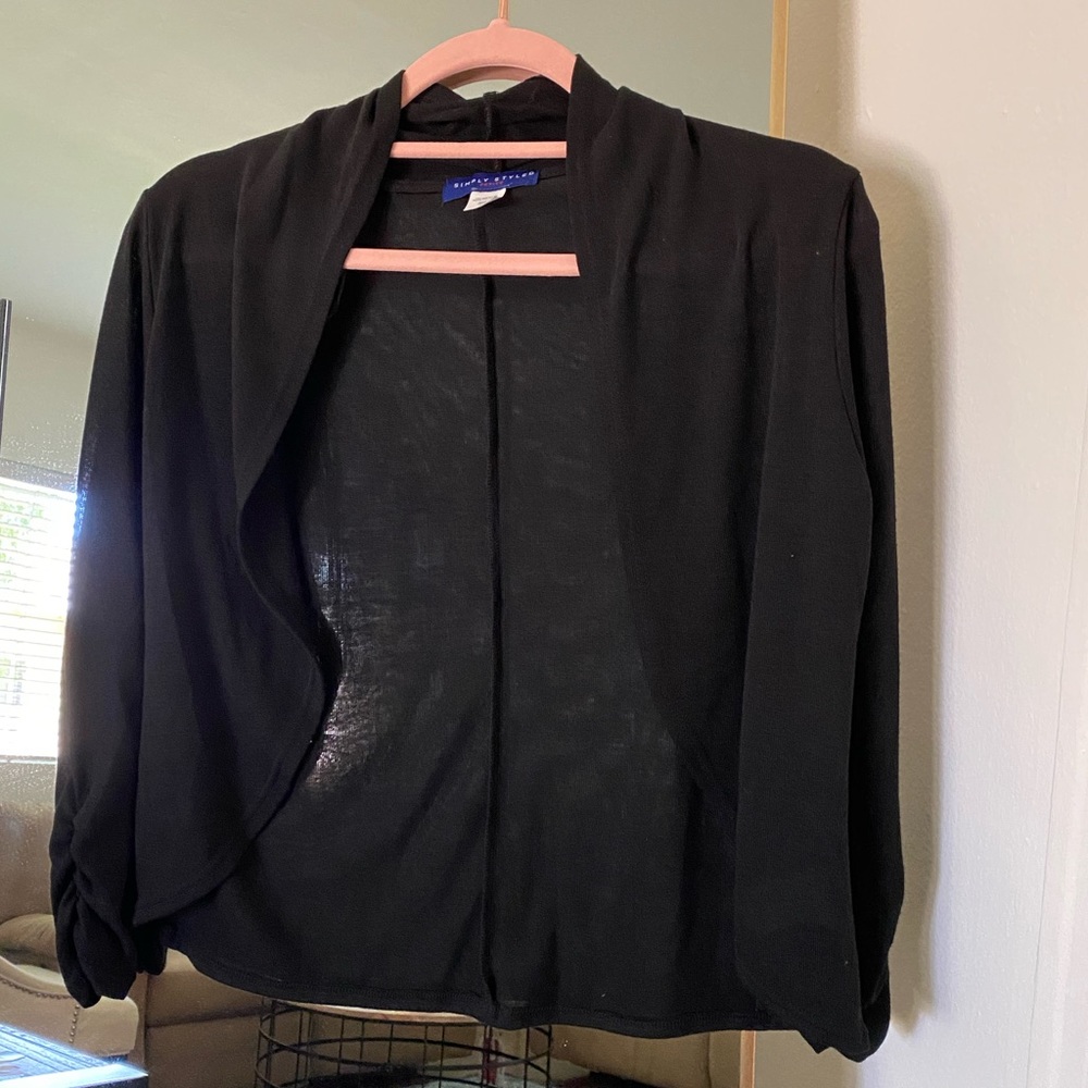 Black Petite Cardigan